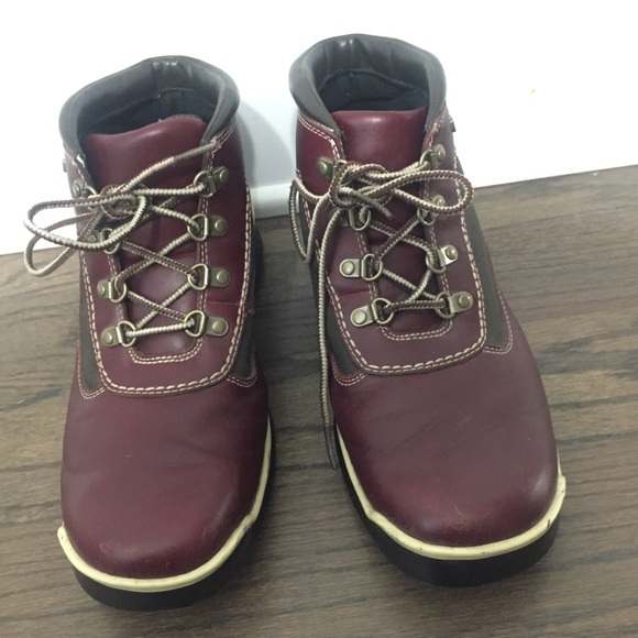 Timberland Boots Burgundy
